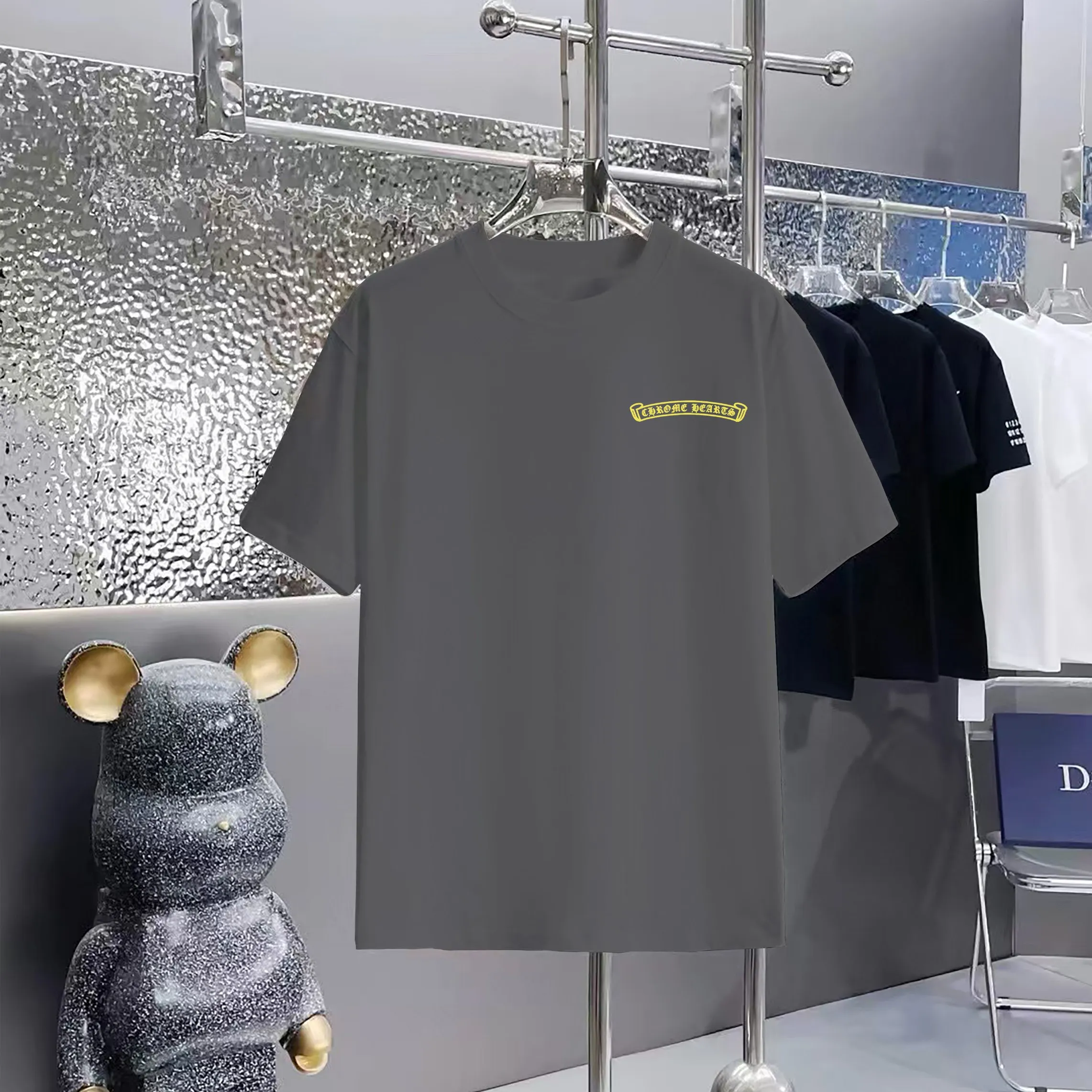 80 Chrome Hearts T 1:1 1×1 Same Style logo OS ：Black，White， ，Red， Gray Size：XS-L